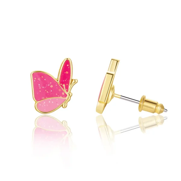 Girl Nation Glitter Butterfly Cutie Stud Earrings - Image 3