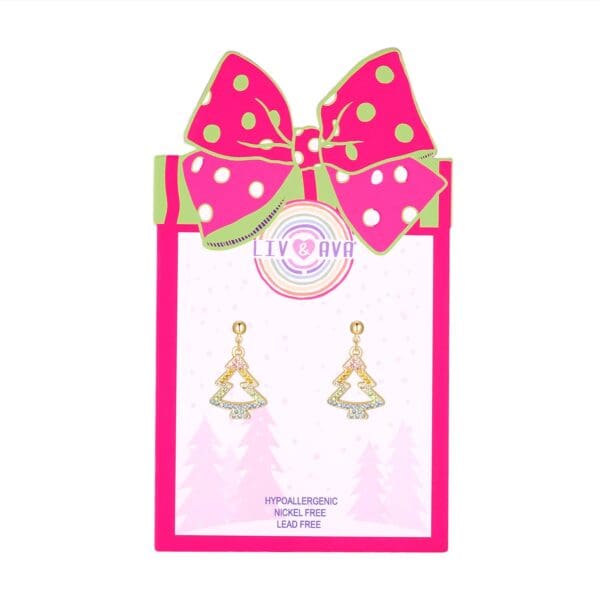 Christmas Tree Girls' Earrings -Liv&Ava