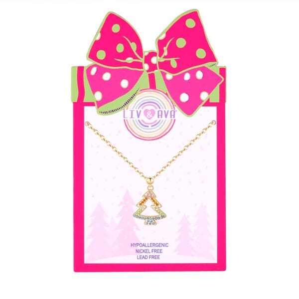 Christmas Tree Girls' Necklace - Liv&Ava