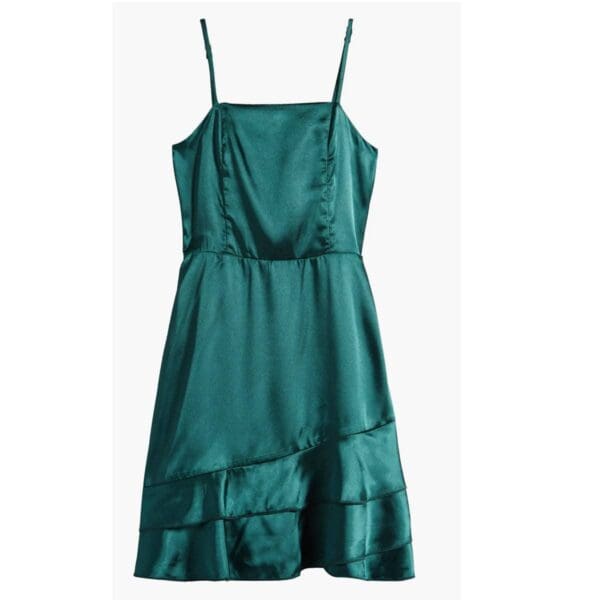 Satin Baby Doll: Green, Big Girl