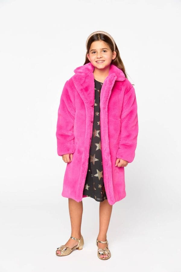 BuddyLove Mini Zoey Hot Pink Kids Coat