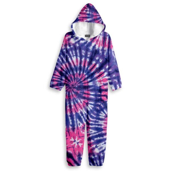 Tie-Dye Fuzzy One Piece