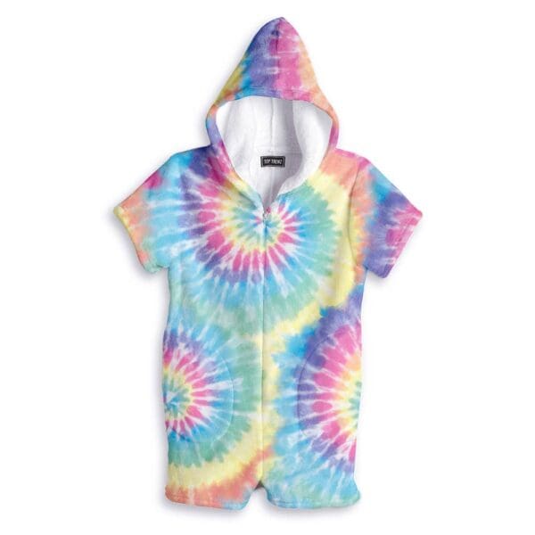 Tie-Dye Fuzzy Romper