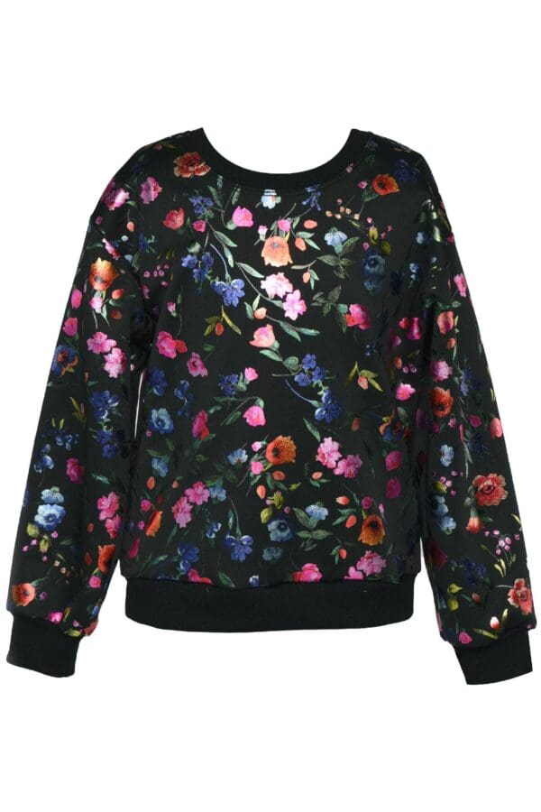 Foil Flower Sweatshirt - Hannah Banana