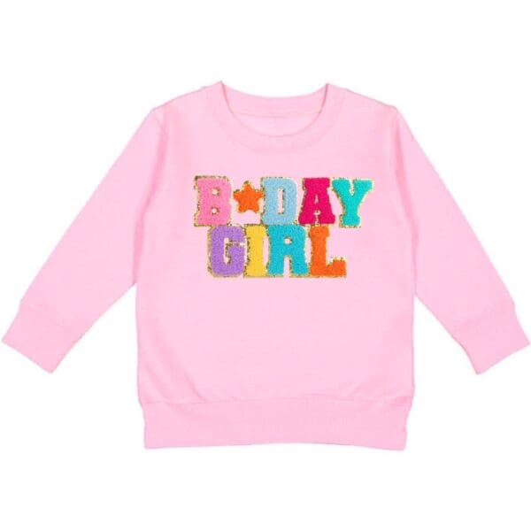 Birthday Girl Patch Sweatshirt - Image 2