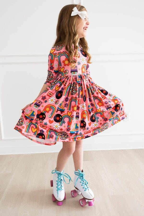 Twirl Dress "Put Your Records On"