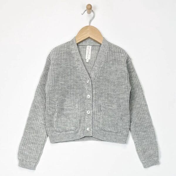 Rhinestone Cardigan Sweater with  Buttons