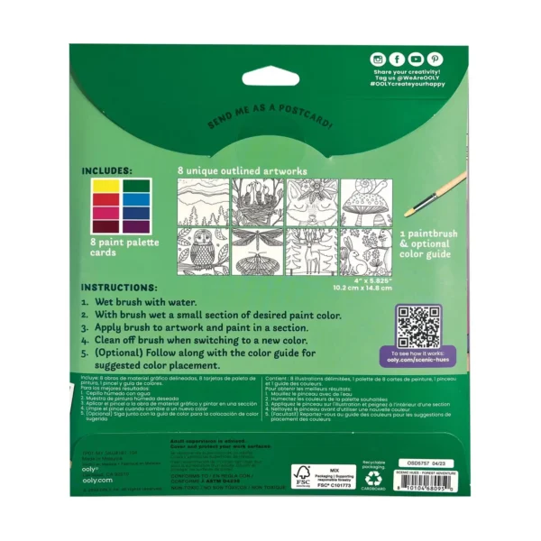 Scenic Hues D.I.Y. Watercolor Kit Forest Adventure - Image 4