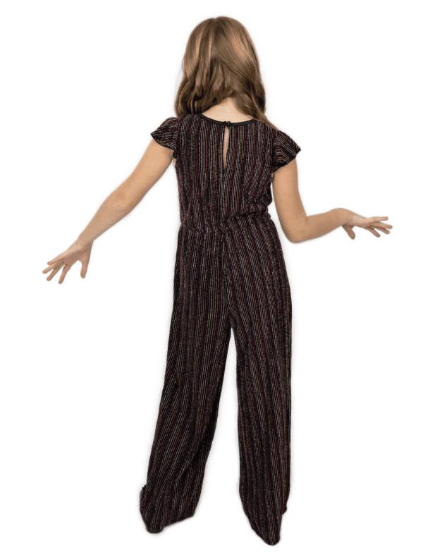 Emerald Sundae- glitter stripe jumpsuit girls - Image 2