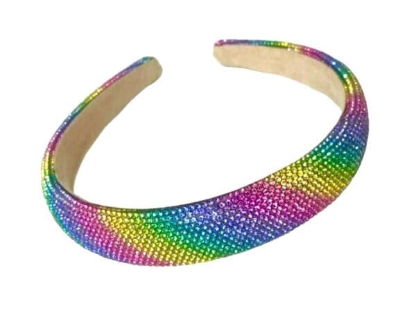 MAVI Rainbow Crystal Studded Fashion Headband